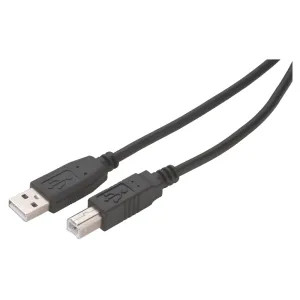 AmerTac PU1010ABB AmerTac Zenith PU1010ABB Type A/B 2.0 USB Cable, 10 ft