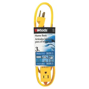 Coleman Cable 863 Coleman 0863 SPT Power Tap Extension Cord, 14 AWG, 25 ft