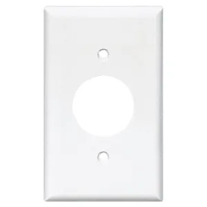 Arrow Hart 2131W-BOX Arrow Hart 2131W-BOX Round Wall Plate, 1 Gang, 1.406 in Dia X 4-1/2 in L X 2-3/4 in W, White
