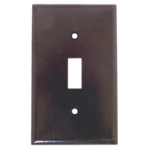 Arrow Hart 2134B-BOX Arrow Hart 2134B-BOX Standard Wall Plate, 1 Gang, 4-1/2 in L X 2-3/4 in W X 0.08 in T, Brown