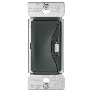 Core Aspire 9530SG Core Aspire 9530 Preset Slide Dimmer, 120 VAC, 600 W, 1 P, 3 W, Silver Granite