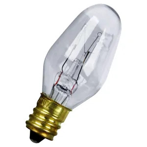 Feit BP7C7/4 Feit Electric BP7C7/4 Dimmable Slim Line Low Wattage Incandescent Lamp, 7 W, 120 V, C7, 3000 hr