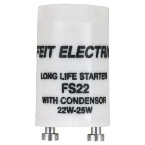 Feit FS22/10 Feit Electric FS22/10 Fluorescent Starter with Condenser, 22 - 25 W
