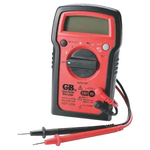 Gardner Bender GDT-3200 Gardner Bender GDT-3200 7-Function Automatic Digital Multimeter, 500 VAC/600 VDC, 3-1/2 in