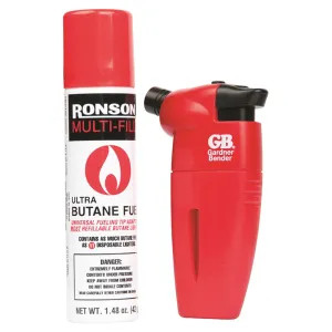 Gardner Bender MSTR-TORCH GB-Gardner Bender MSTR-TORCH Pocket Butane Torches, With Butane Refill, Amps/Volts