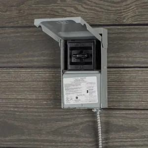 GE TF60RCP GE Electrical AC Disconnect Switches, Outdoor, Nema 3R, 60A, 240V -TF60RCP
