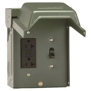 GE U010S010GRP power outlet 1switch/1gfi recp