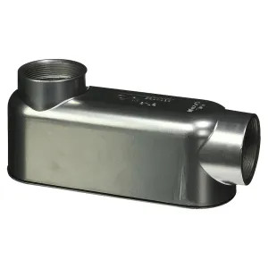 Halex 58620 Halex 58620 Rigid Threaded Conduit Body with Cover and Gasket, 2 in, LB, Aluminum