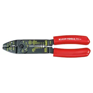 Klein 1001 Klein 1001 Multi-Purpose Electricians Tool, 8 - 22 AWG Solid, 10 - 26 AWG Stranded, 8-1/2 in OAL, Steel, Black Oxide