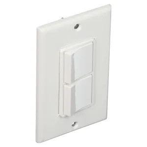 Leviton C22-05679-00W Leviton C22-05679-00W Grounding Rocker Switch With Wallplate, 120/277 VAC, 15 A, 1 P