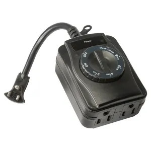 Power Zone TNOCD002 Powerzone TNOCD002 Outdoor Photosensitive Countdown Timer