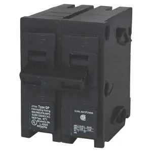 Siemens Q2100 MES Q2100 Standard Miniature Circuit Breaker, 120/240 VAC, 100 A, 2 P, 10 kA