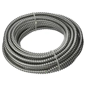 Southwire 68580022 Armolite 68580022 Solid Metal Clad Cable, 12/2, 50 ft, 600 V, Copper