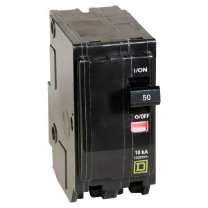 Square D QO250CP Square D QO250CP Type QO Standard Circuit Breaker, 120/240 VAC, 50 A, 2 P, 10 kA