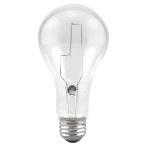 Sylvania 13125 Osram Sylvania 13125 Incandescent Lamp, 150 W, 120 V, A21, Medium Screw ,, 750 hr