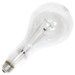Sylvania 300W/CLEAR/PS30 Osram Sylvania 15740 Incandescent Lamp, 300 W, 120 V, PS30, Medium Screw ,, 750 hr