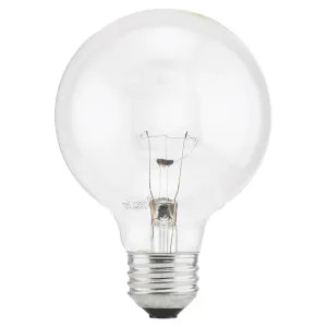 Sylvania 15871 Osram Sylvania 15871 Decorative Incandescent Lamp, 40 W, 120 V, G25, Medium Screw ,, 1500 hr