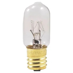 Sylvania 15W/CLEAR/T7N Osram Sylvania 18174 Incandescent Lamp Bulb, 15 W, 120 V, T7, Intermediate Screw E17, 1000 hr