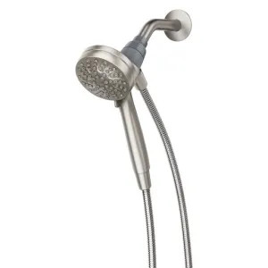 Moen 26100EPSRN Moen Engage 6-Spray Function Hand Shower with Magnetix Docking and Hose, 1.75 GPM, WaterSense Certified, 3-1/2in Diameter Spray Head, Brushed Nickel - 26100EPSRN