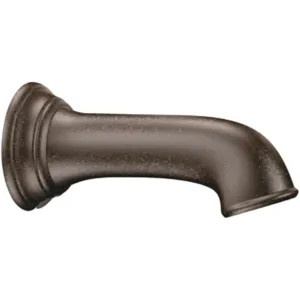 Moen 3858ORB Moen Dartmoor Wall Mounted Oil Rubbed Bronze Non-Diverter Tub Spout, 1/2-inch Connection Size, Slip Fit - 3858ORB