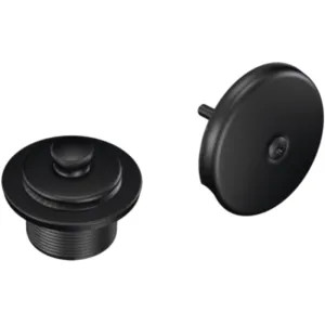 Moen T90331WR Moen Wrought Iron Waste and Overflow Trim, Push-N-Lock - T90331WR