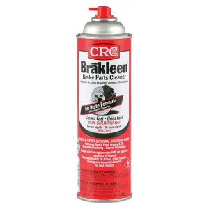 CRC 5050 Brakleen 5050 Non-Chlorinated Brake Part Cleaner, 150 g, Aerosol Can, Clear, Liquid