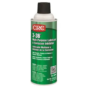 CRC 3005 Crc 3-36 Multi-Purpose Lubricant, 11 oz, Aerosol Can, Blue/Green, Liquid