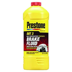 Prestone AS-401 Honeywell AS-401 Heavy Duty Synthetic Brake Fluid, 32 oz Plastic Bottle, Liquid