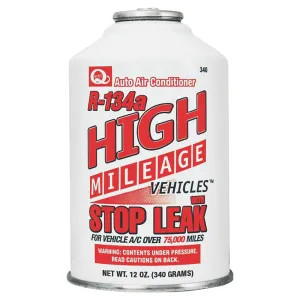 EF 340 EF 340 Automotive AC Refrigerant With Stop Leak, 12 oz Aerosol Can, Light Amber, 19 cP, 0.91