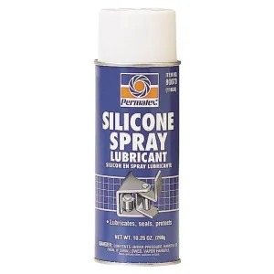 Permatex 80070 Permatex 80070 Spray Silicone Lubricant, 16 oz, Aerosol Can, White, Liquid