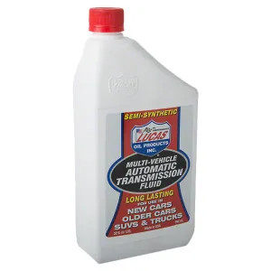 Lucas Oil 10418 Lucas 10418 Long Lasting Multi-Vehicle ATF, 1 qt, Bottle, Red, Liquid