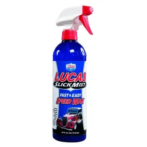 Lucas Oil 10160 Slick Mist 10160 Speed Wax, 24 oz, Liquid, Blue