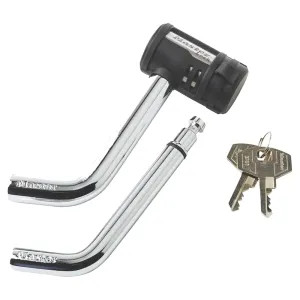 Master Lock 2866DAT Master Lock 2866DAT Push to Lock Receiver Lock, Stainless Steel, Silver/Black