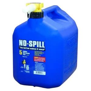 No-Spill 1456 No-Spill 1456 Kerosene Can, 5 gal, 15 in H, Plastic, Blue