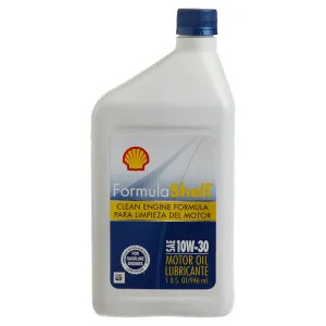 Pennzoil 550024081 Formula Shell 550024081 Multi-Grade, SAE 10W-30 Motor Oil, 1 qt, Amber, Liquid