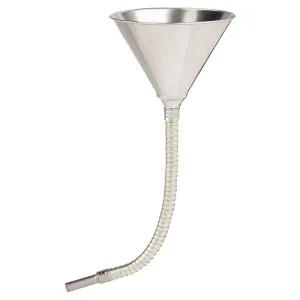 Plews 75-007 Plews 75-007 Utility Funnel with Screen, 5-3/4 in Dia x 17-1/2 in H, 1 qt, Steel