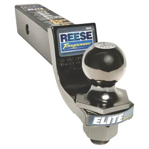 Reese 70392 Reese Class III Hitch Ball Kit, 2 in, Steel, Black Nickel