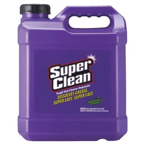 Super Clean 101724 Super Clean 101724 Industrial Strength Cleaner/Degreaser, 2-1/2 gal, Jug, Purple, Clear Liquid
