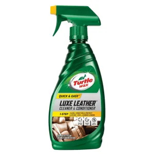 Turtle Wax T363A Turtle Wax Quick and Easy Leather Cleaner and Conditioner, 16 oz, PVC Bottle, Light Tan to Yellow, Fruity New Car
