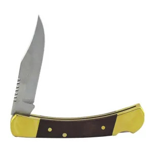 Sheffield 12106 Sheffield 12106 Classic Lockback Utility Knife, 4 in, Polished, Stainless Steel