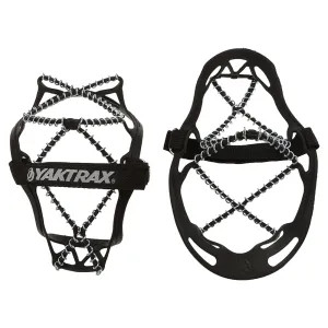 Yaktrax 8613 Yaktrax Pro Spikeless Over Boot/Shoe Traction Device, Natural Rubber, Black
