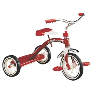 Radio Flyer 34B Radio Flyer Classic Tricycle, 2 - 4 Years, 10 in Front, Steel, Red