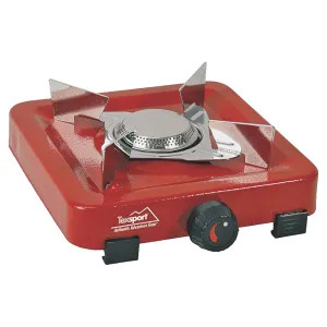 Texsport 14204 Texsport 14204 Single Burner Propane Stove, 5000 Btu, Propane, Heavy Gauge Steel, Baked Enamel
