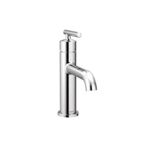 Moen 6145 Moen Gibson Single-Handle Chrome Bathroom Faucet with Metal Lift Rod Drain Assembly, 1.2 GPM, WaterSense Certified, ADA Certified Handle - 6145