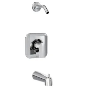 Moen T2473NH Moen Genta LX Posi-Temp Tub/Shower Faucet, Single Lever Handle, M-PACT, Less Showerhead, Chrome - T2473NH