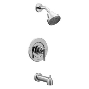 Moen T2903EP Moen Gibson Posi-Temp Tub/Shower Faucet, 1.75 GPM, 1-Function, Single Lever Handle, M-PACT, Eco-Performance, Chrome - T2903EP