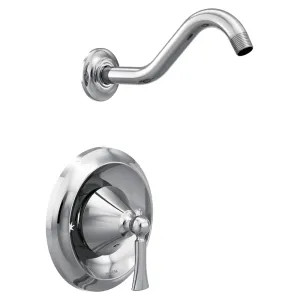Moen T5502NH Moen Wynford Moentrol Single-Handle Shower Faucet, Lever Handle, M-Pact, Less Showerhead, Chrome - T5502NH
