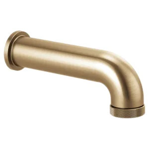 Brizo RP81437GL Brizo Litze Wall-Mounted Diverter Tub Spout with Pull-Down Diverter, Brilliance Luxe Gold - RP81437GL 
