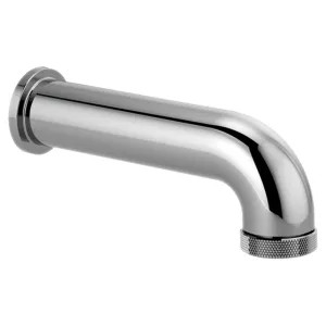Brizo RP81437PC Brizo Litze Wall Mounted Polished Chrome Tub Spout with Pull-Down Diverter, Solid Brass, 1/2-inch Connection Size - RP81437PC