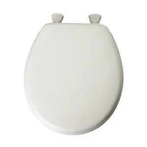 Bemis 44EC-000 Bemis 44EC-000 Toilet Seat, For Use With Round or Elongated Bowls, Molded Wood, White